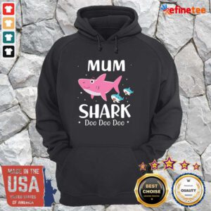 Mum Shark Doo Doo Doo Hoodie