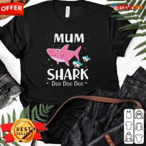Mum Shark Doo Doo Doo Ladies-tee
