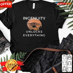 Nice Ingenuity Unlocks Everything Perseverance Rover Nasa Ladies-tee