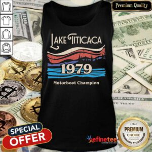 Nice Lake Titicaca 1979 Motorboat Champion Tank Top