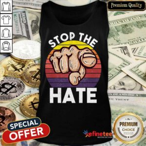Nice Stop Asian Hate Hand Vintage Tank Top