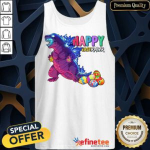 Official Godzilla Happy Eastrawr 2021 Tank Top