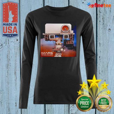 Official Mars 2020 Perseverance Rover Mission Shirt Long-sleveed