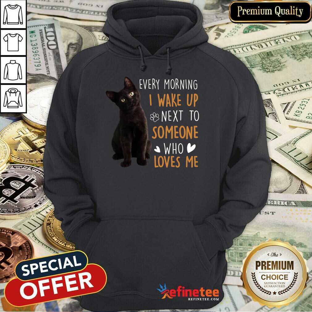 Original Black Cat Loves Me Great 5 Hoodie Original Black Cat Loves Me Great 5 Hoodie