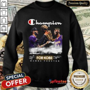 Original Champion Kobe Bryant Vs LeBron 56 Sweatshirt