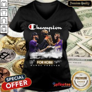 Original Champion Kobe Bryant Vs LeBron 56 V-neck