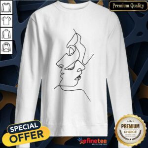 Premium Abstract Face Design Art Sweatshirt