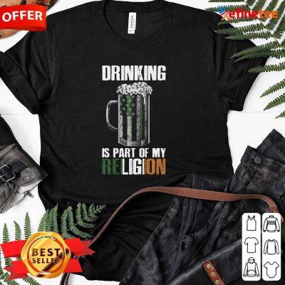 Premium Drinking Is Part Of My Religion Beer Ladies-tee