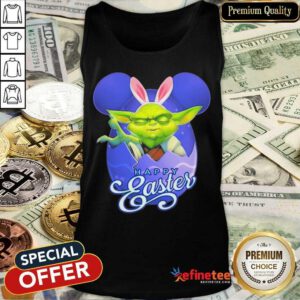 Pretty Bunny Master Yoda Disney Happy Easter Day 2021 Tank Top