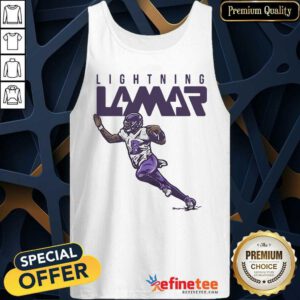 Pretty Lamar Jackson Baltimore Ravens Lightning Lamar Tank Top