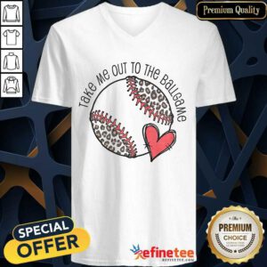 Pretty Take Me Out To The Ball Game V-neck
