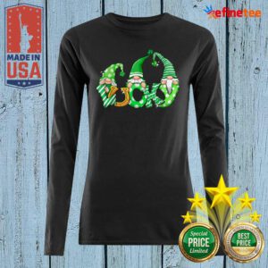 St Patrick's Day Lucky Gnome Long-sleveed