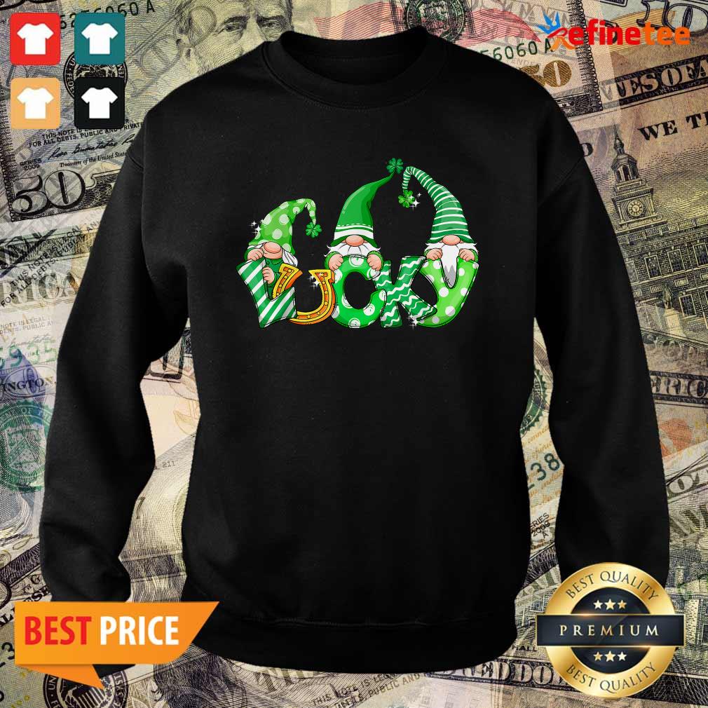 St Patrick's Day Lucky Gnome Sweater St Patrick's Day Lucky Gnome Sweater