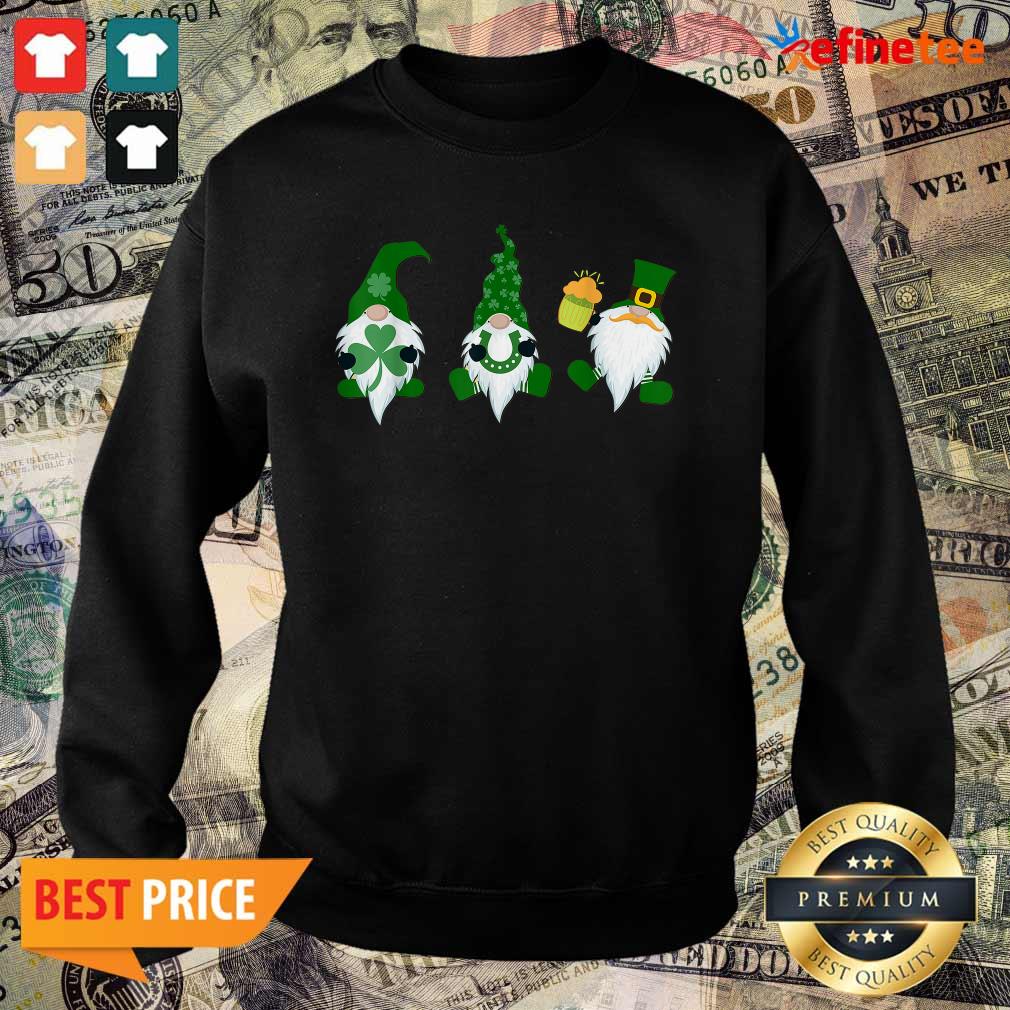 Three Gnomes Happy Patrick's Day Beer Sweater Gnomes Happy Patrick's Day Beer Sweater