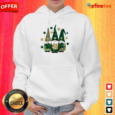 Three Gnomes Happy St Patrick's Day Hoodie