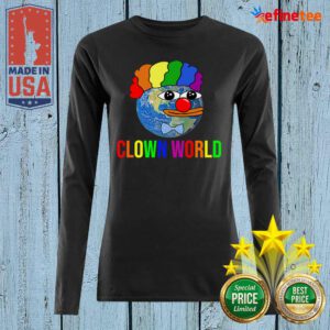 Wonderful Clown World Clown Pepe Honk Honk Long-sleveed