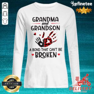 Wonderful Grandma And Grandson A Bond That Cant Be Broken Long-sleveed
