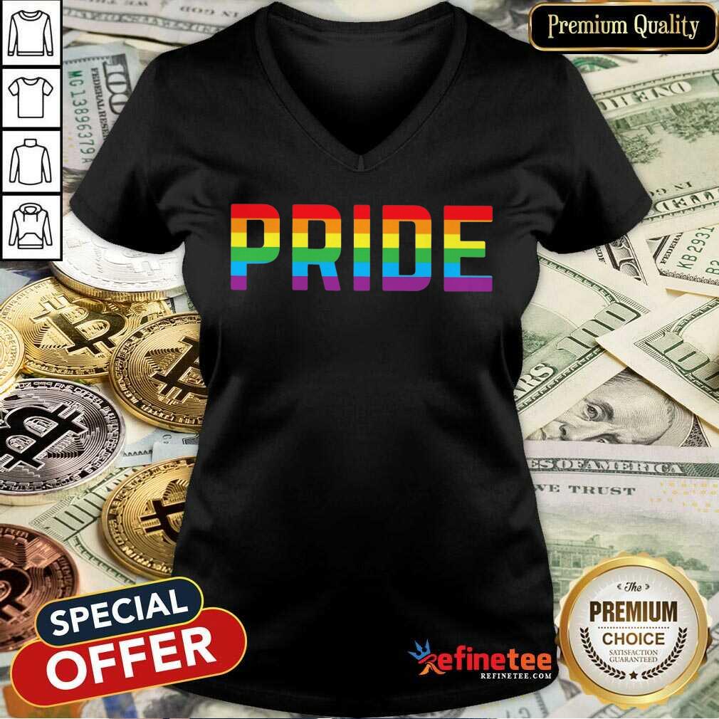 Awesome LGBT Gay Pride V-neck Awesome LGBT Gay Pride V-neck