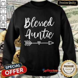 Funny Blessed Auntie Sweatshirtrt