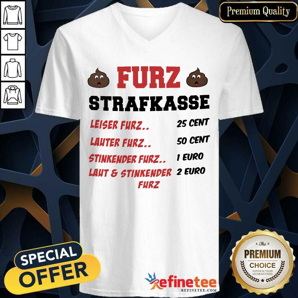 Funny Furz Strafxkasse Leiser Lauter Stinkender Furz V-neck Funny Furz Strafxkasse Leiser Lauter Stinkender Furz V-neck