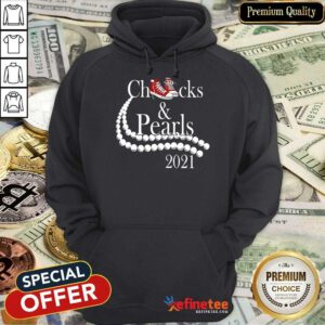 Funny Kamala Harris Chucks And Pearls 2021 Hoodie