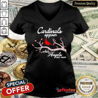 Good Cardinals Appear When Angels Are Near V-neck