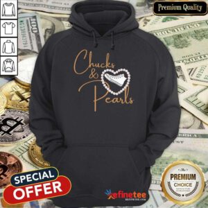 Good Chucks And Pearls 2021 Valentine Heart Hoodie