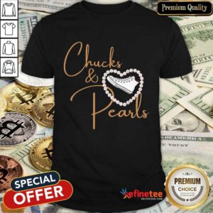 Good Chucks And Pearls 2021 Valentine Heart Shirt