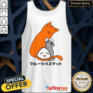 Good Fruits Basket Kyo Yuki Onigiri Cat Tank Top