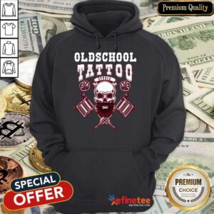 Good Old School Tattoo Studio Skull Hoodie