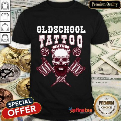 Good Old School Tattoo Studio Skull Shirt