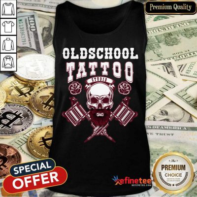 Good Old School Tattoo Studio Skull Tank Top