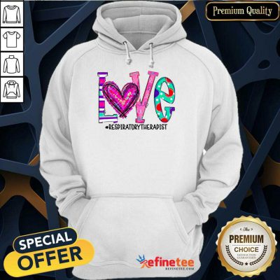 Happy Love Respiratory Therapist Nurse Hoodie