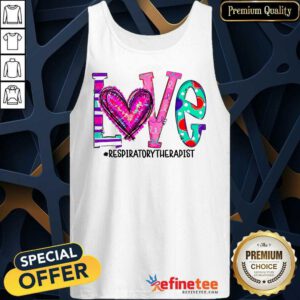 Happy Love Respiratory Therapist Nurse Tank Top