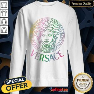 Happy Versace Logo Color Sweatshirt