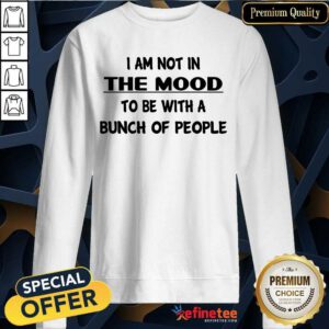 Hot I Am Not In The Mood To Be With A Bunch Of People Sweatshirt