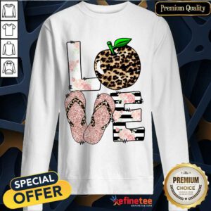 Love Apple Leopard Sweatshirt