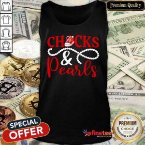 Original Red Chucks And Pearls 2021 Tank Top