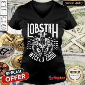 Perfect Lobstah Wicked Good V-neck