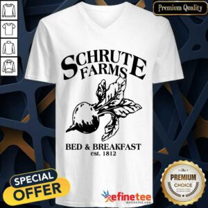 Perfect Schrute Farms Bed And Breakfast Est 1812 V-neck
