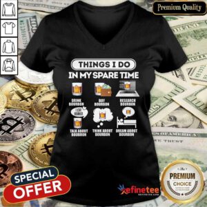 Premium Things I Do In My Spare Time V-neck