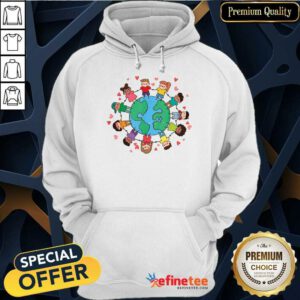 Pretty Earth Day Children Around The World 2021 Hoodie