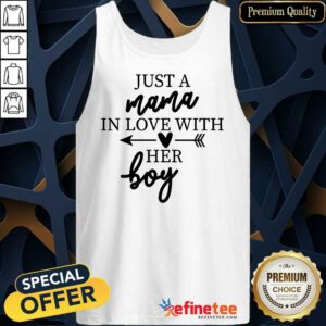 Pretty Just A Mama In Love With Her Boy Tank Top