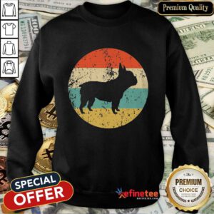 Top French Bulldog Retro 2 Sweatshirt