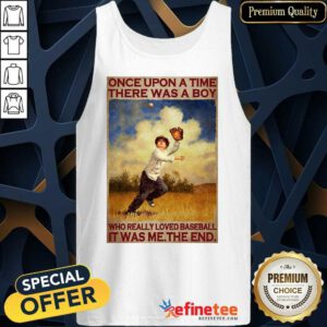 A Boy Who Really Loved Baseball Poster Tank Top