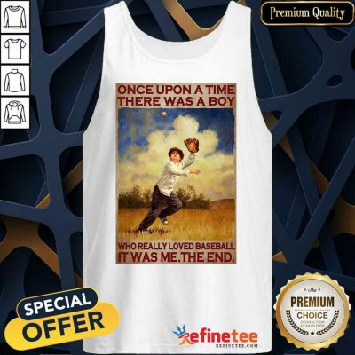 A Boy Who Really Loved Baseball Poster Tank Top