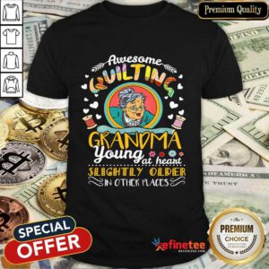 Awesome Grandma Quilting Shirt