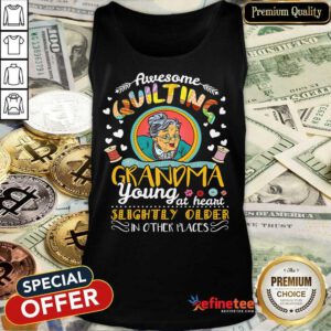 Awesome Grandma Quilting Tank Top
