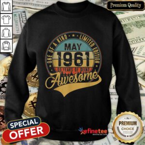 Awesome May 1961 Vintage Sweatshirt