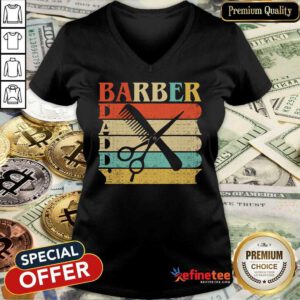 Barber Daddy Vintage V-neck